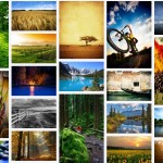 Bildschirmfoto von Bergbildern
